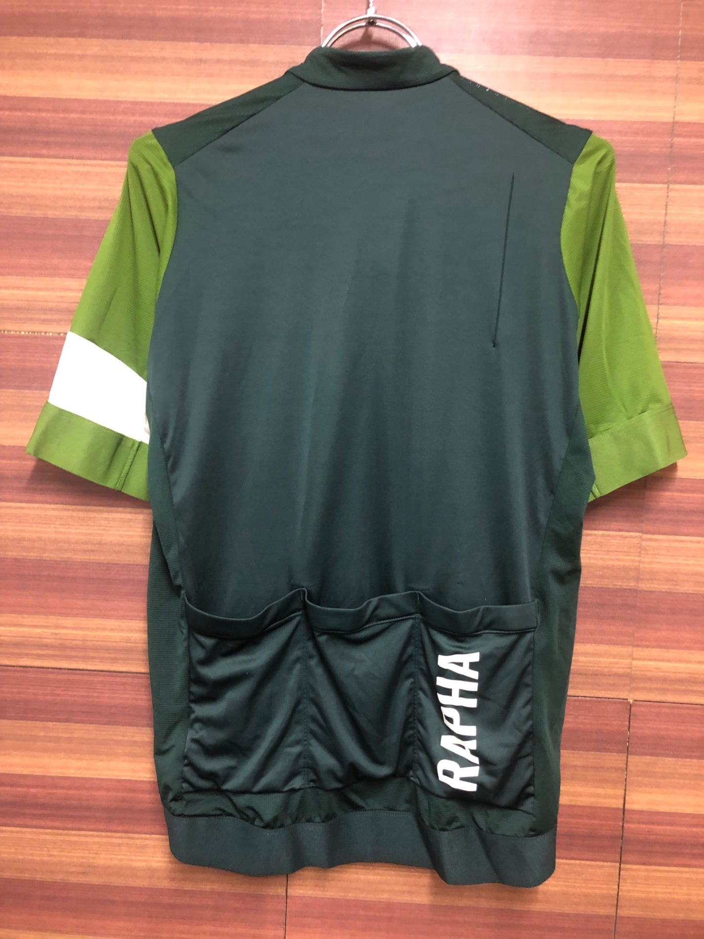 IF489 ラファ Rapha PRO TEAM TRANING JERSEY 半袖 緑 L