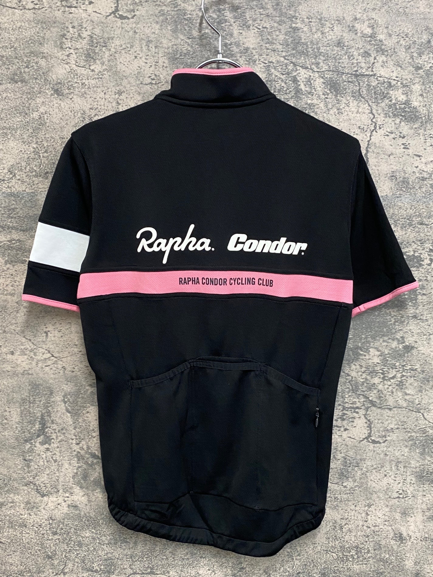 IY156 ラファ Rapha Condor CLUB 半袖 サイクルジャージ S ブラック