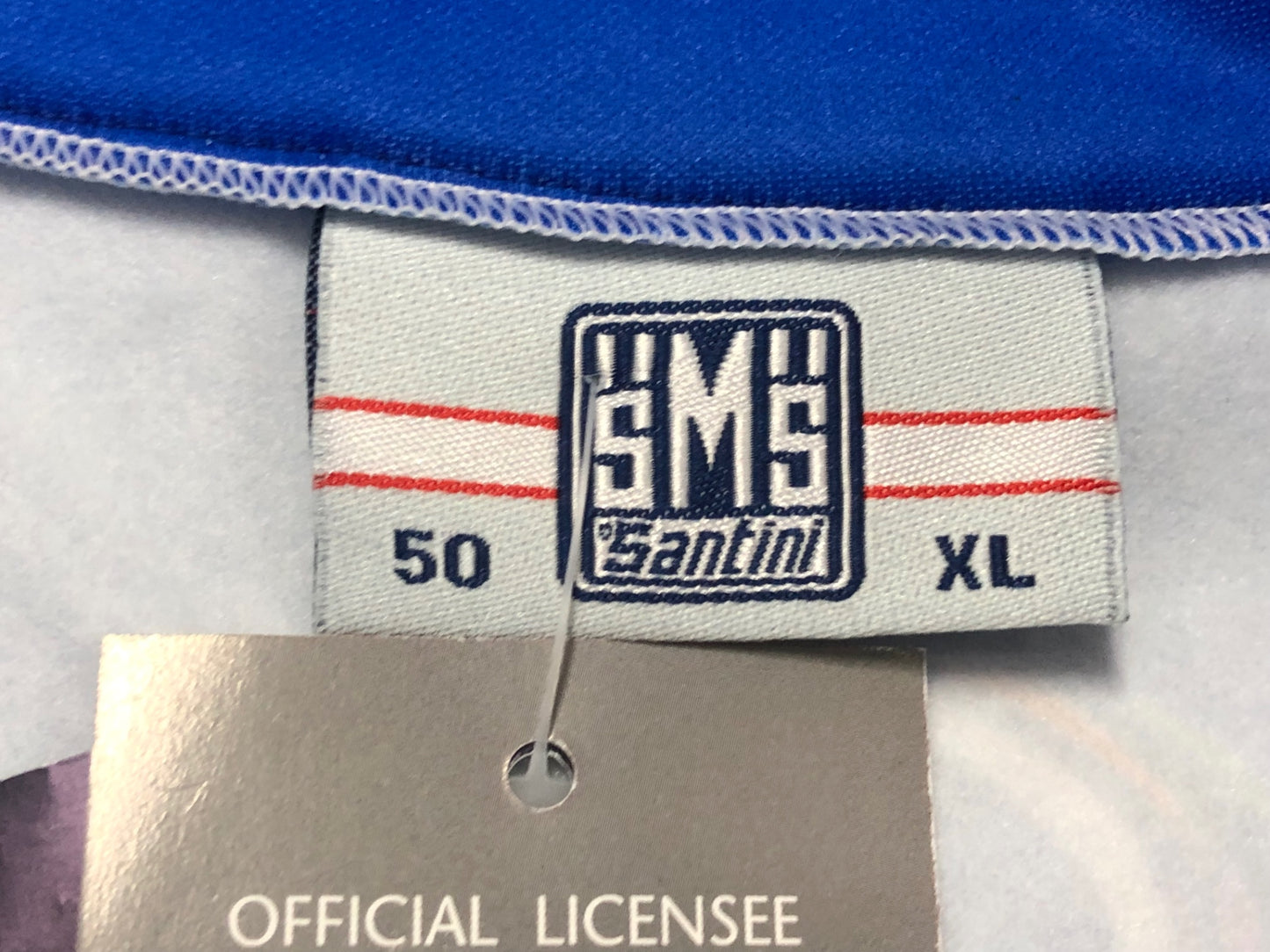 JD290 サンティーニ Santini 長袖 サイクルジャージ 青 XL 裏起毛 Giro d'Italia 未使用