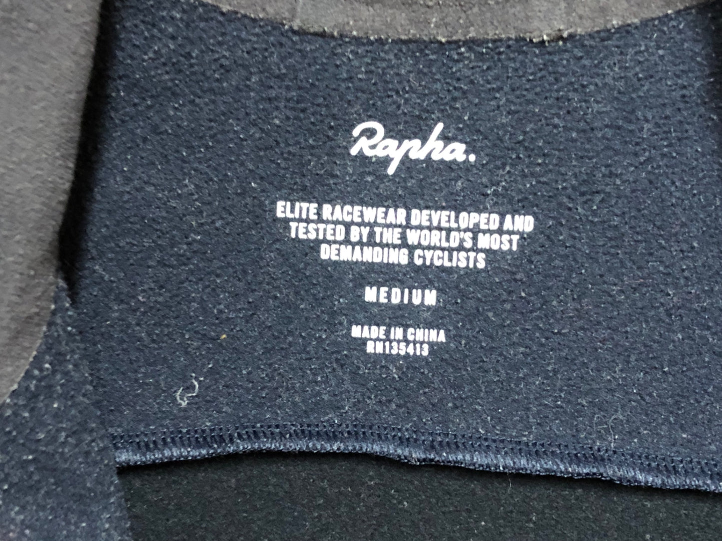 IN881 ラファ Rapha PRO TEAM TRAINING JACKET 長袖 サイクルジャケット 紺 M 裏起毛