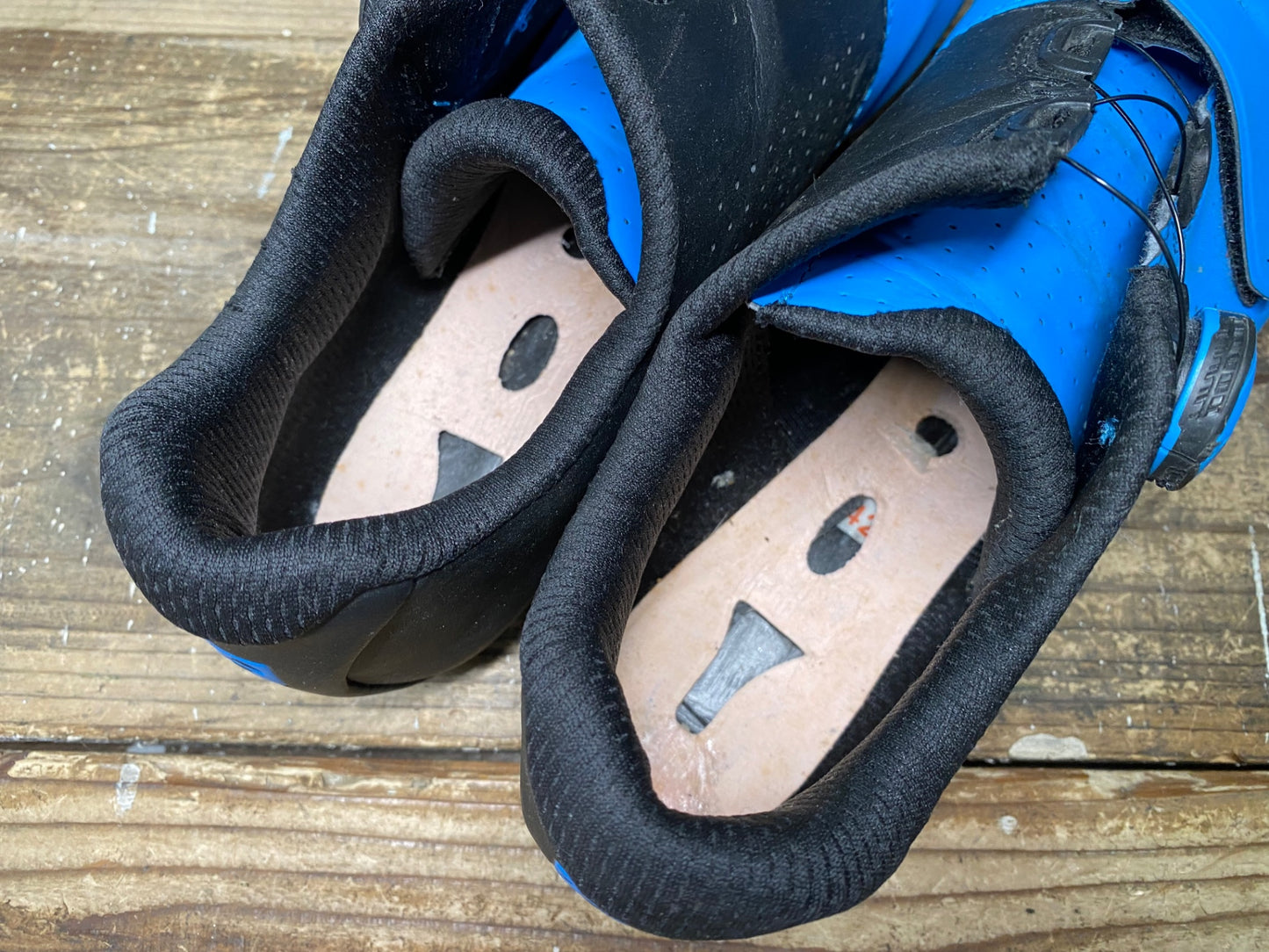 IT525 ボントレガー BONTRAGER VELOCIUS ビンディングシューズ 青 EU42 インソール欠品