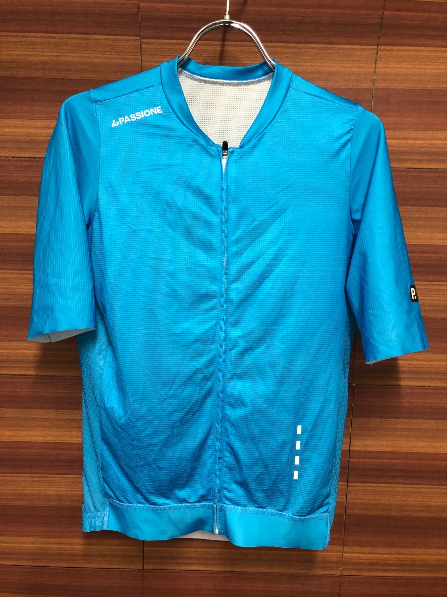 IO541 ラパッション la PASSIONE Switch Jersey 半袖 サイクルジャージ 水色 M