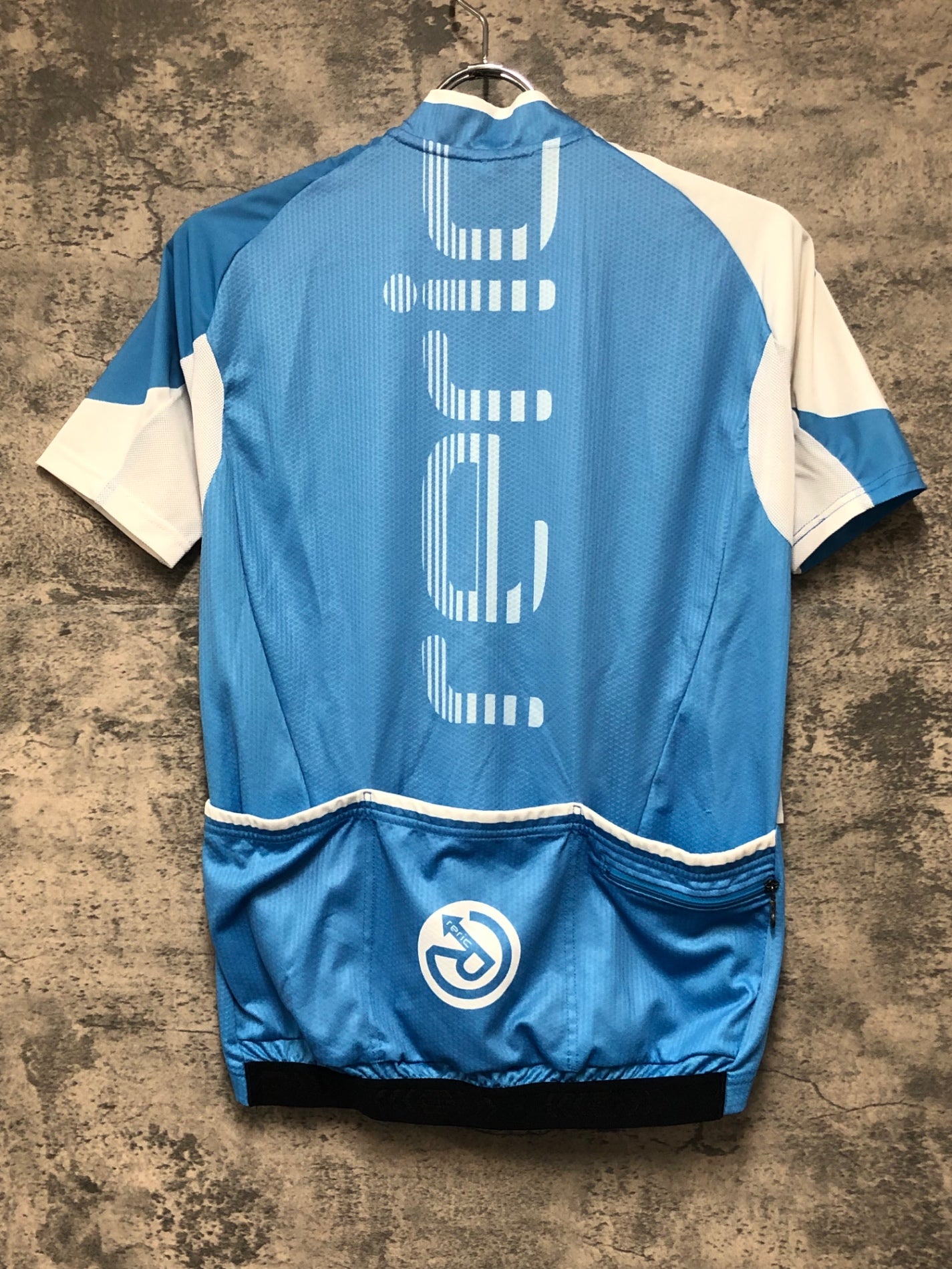 JC763 レリック reric 半袖 サイクルジャージ 水 M