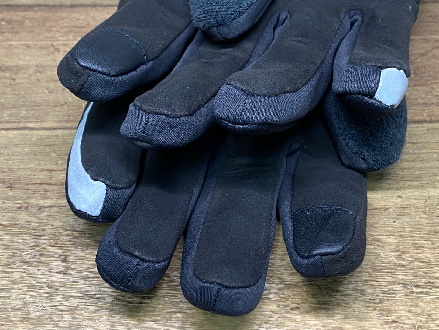 JB354 シマノ SHIMANO 長指 グローブ 黒 M GORE WINDATOPPER METALLIC THERMAL TECH 厚手