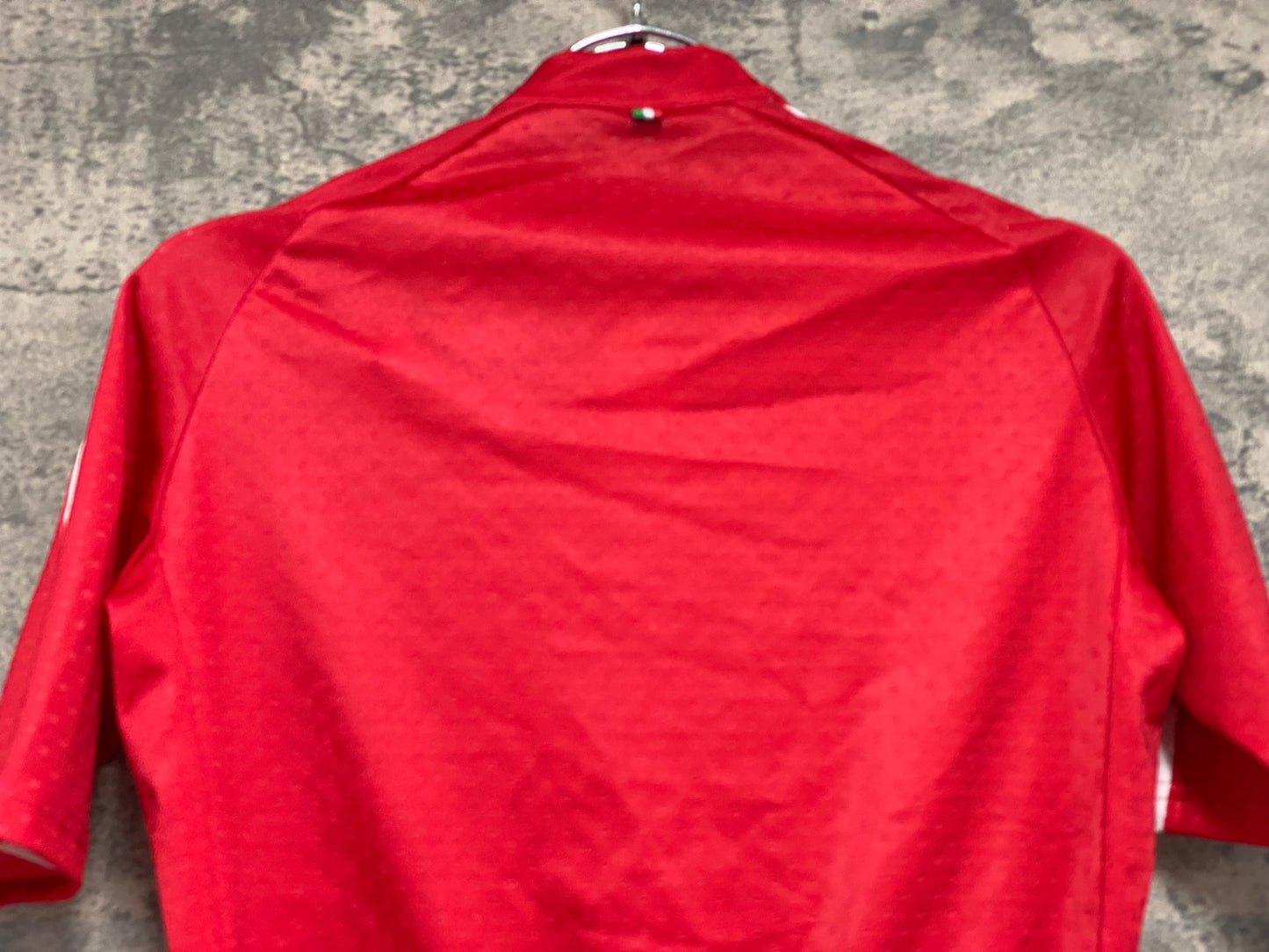 JB577 ラパッション la PASSIONE 半袖 サイクルジャージ 赤 XS