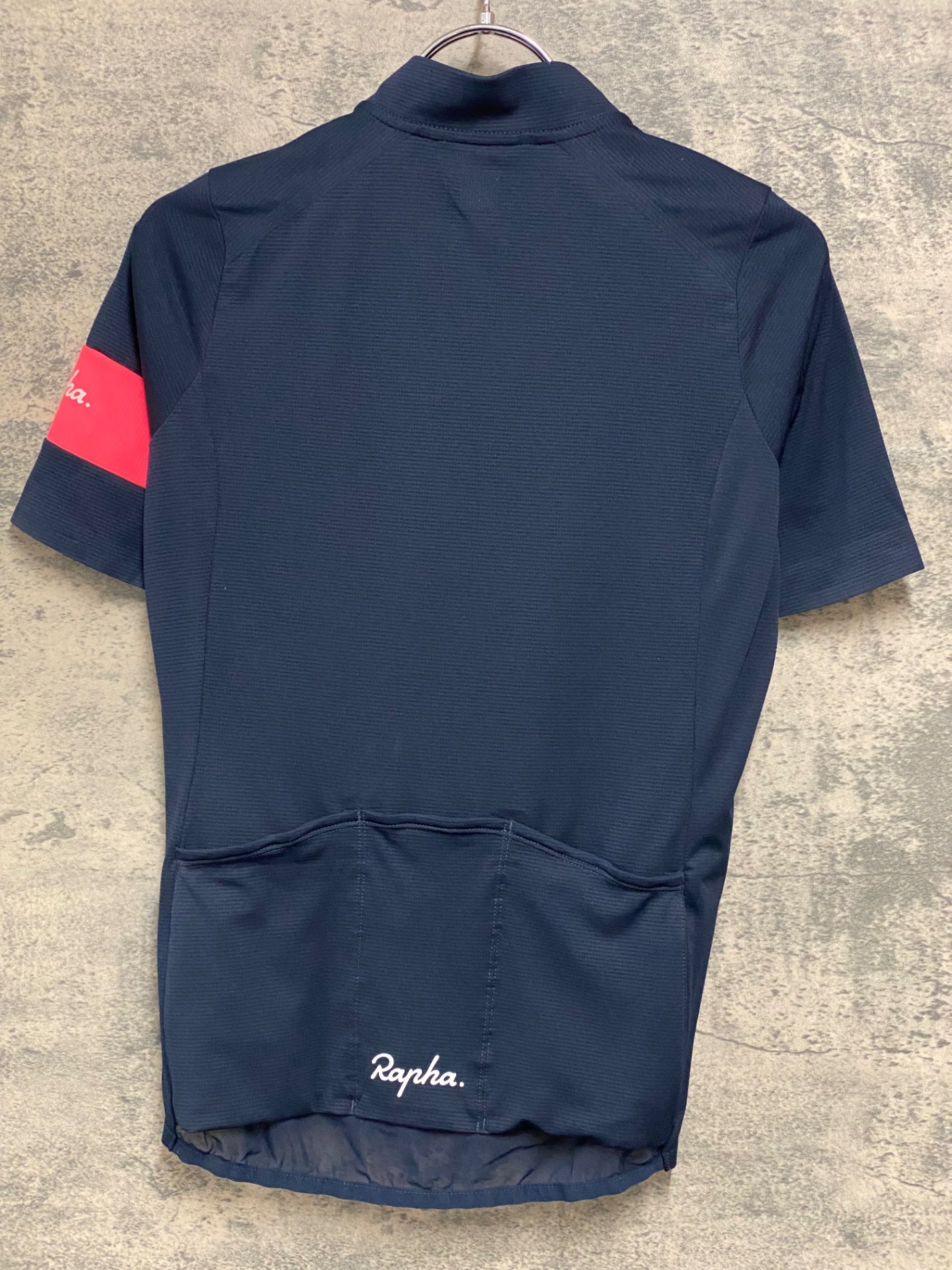 JB934 ラファ Rapha WOMEN'S CLASSIC FLYWEIGHT JERSEY 半袖 サイクルジャージ 紺 XS レディース