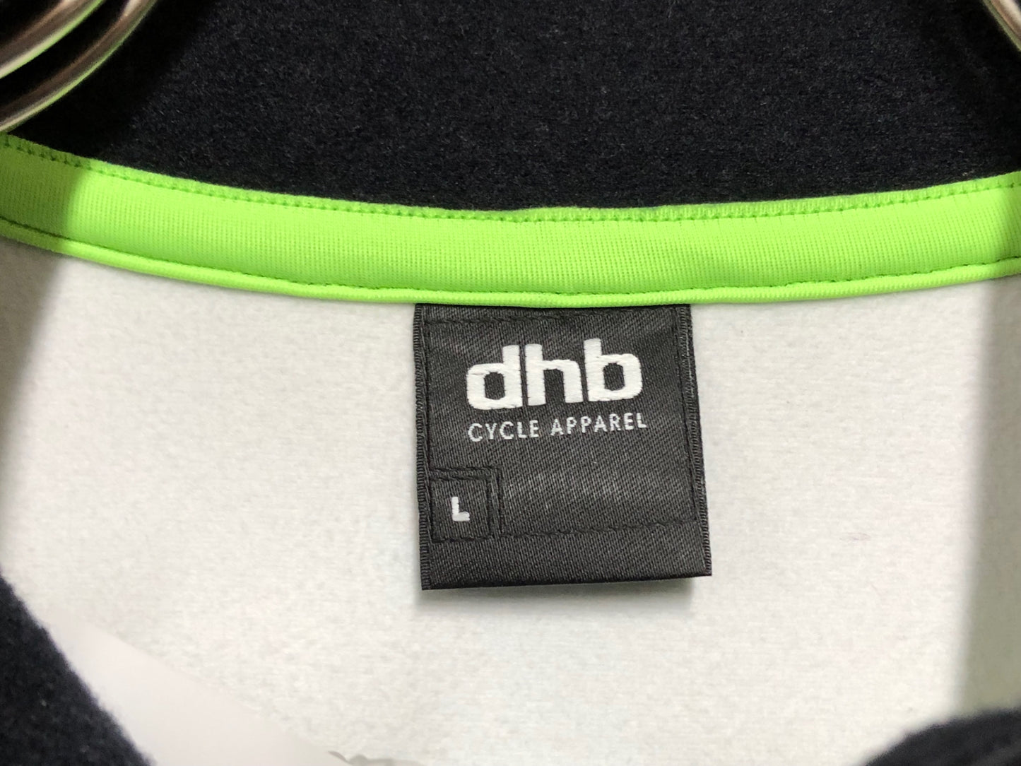 IM512 dhb 長袖 サイクルジャージ 緑 黒 L 裏起毛