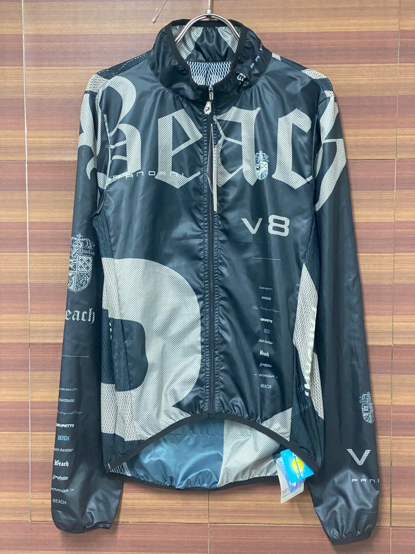 IQ224 パンダーニ PANDANI 長袖 ウィンドブレーカー 黒 M