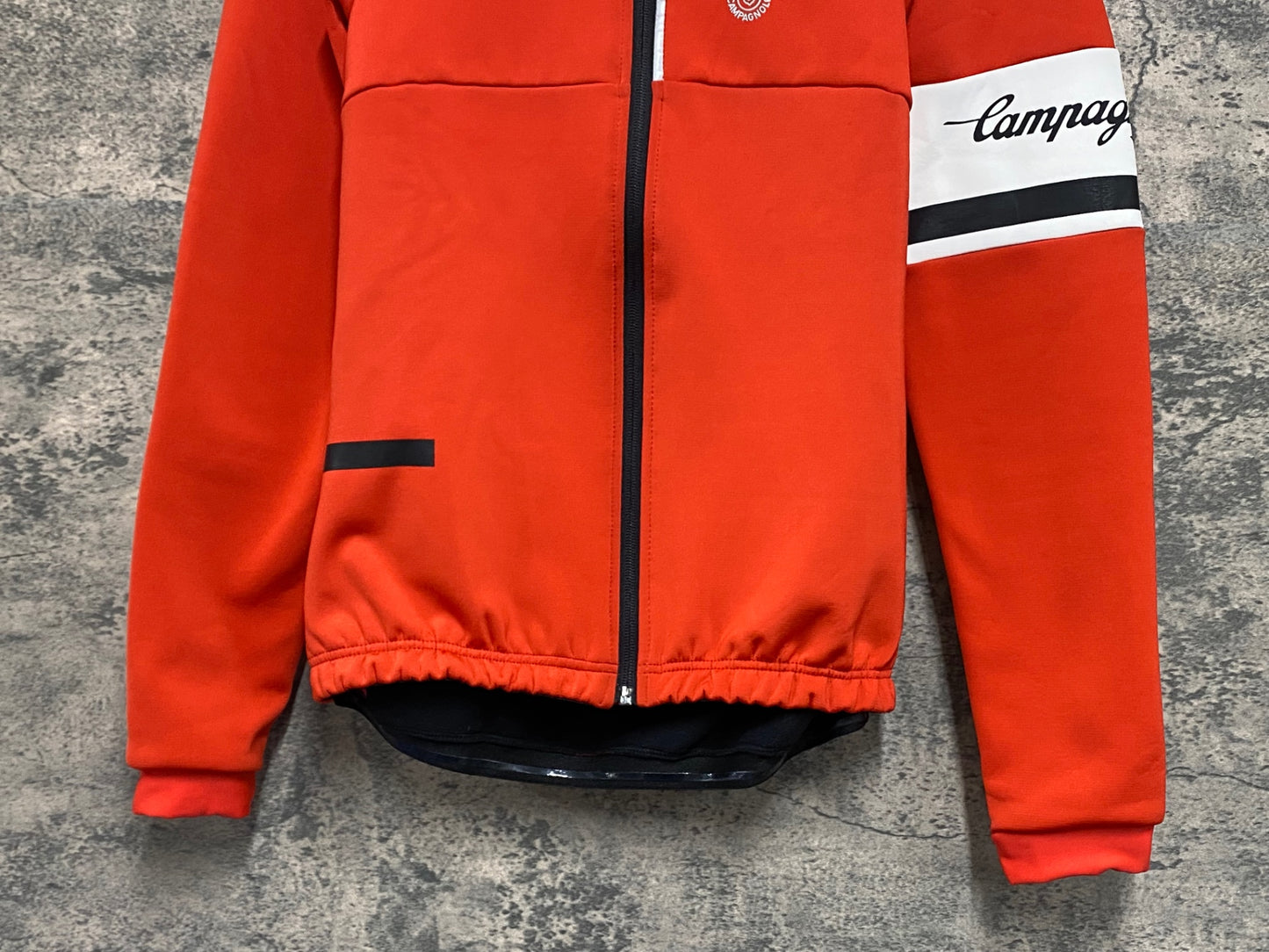 IZ545 カンパニョーロ CAMPAGNOLO 長袖 サイクルジャケット 赤 S 裏起毛