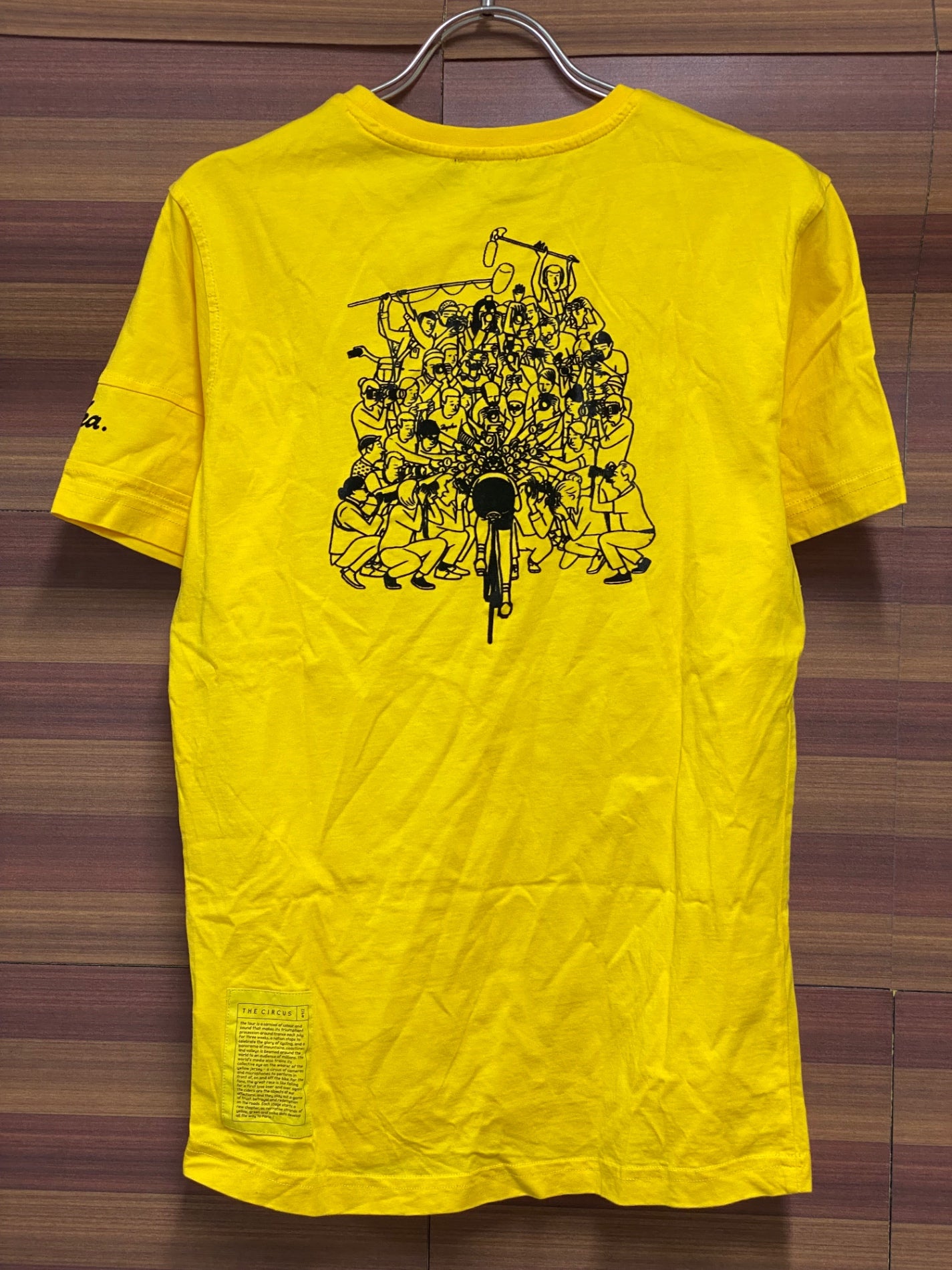 IU450 ラファ Rapha FRANCE T-SHIRT 半袖 Tシャツ 黄 S