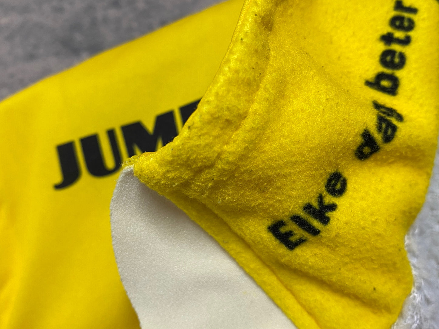 JA513 アグ AGU 長袖 サイクルジャケット 黄 M 裏起毛 JUMBO VISMA