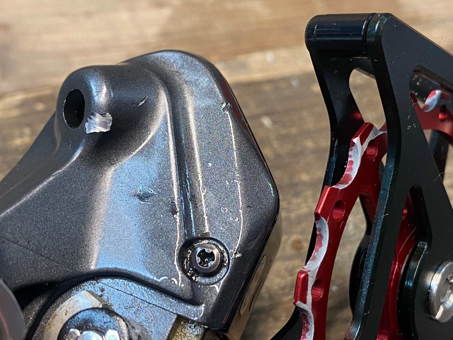 IQ646 シマノ SHIMANO アルテグラ ULTEGRA RD-6770 電動 Di2 リアディレイラー 10S プーリーケージ社外品