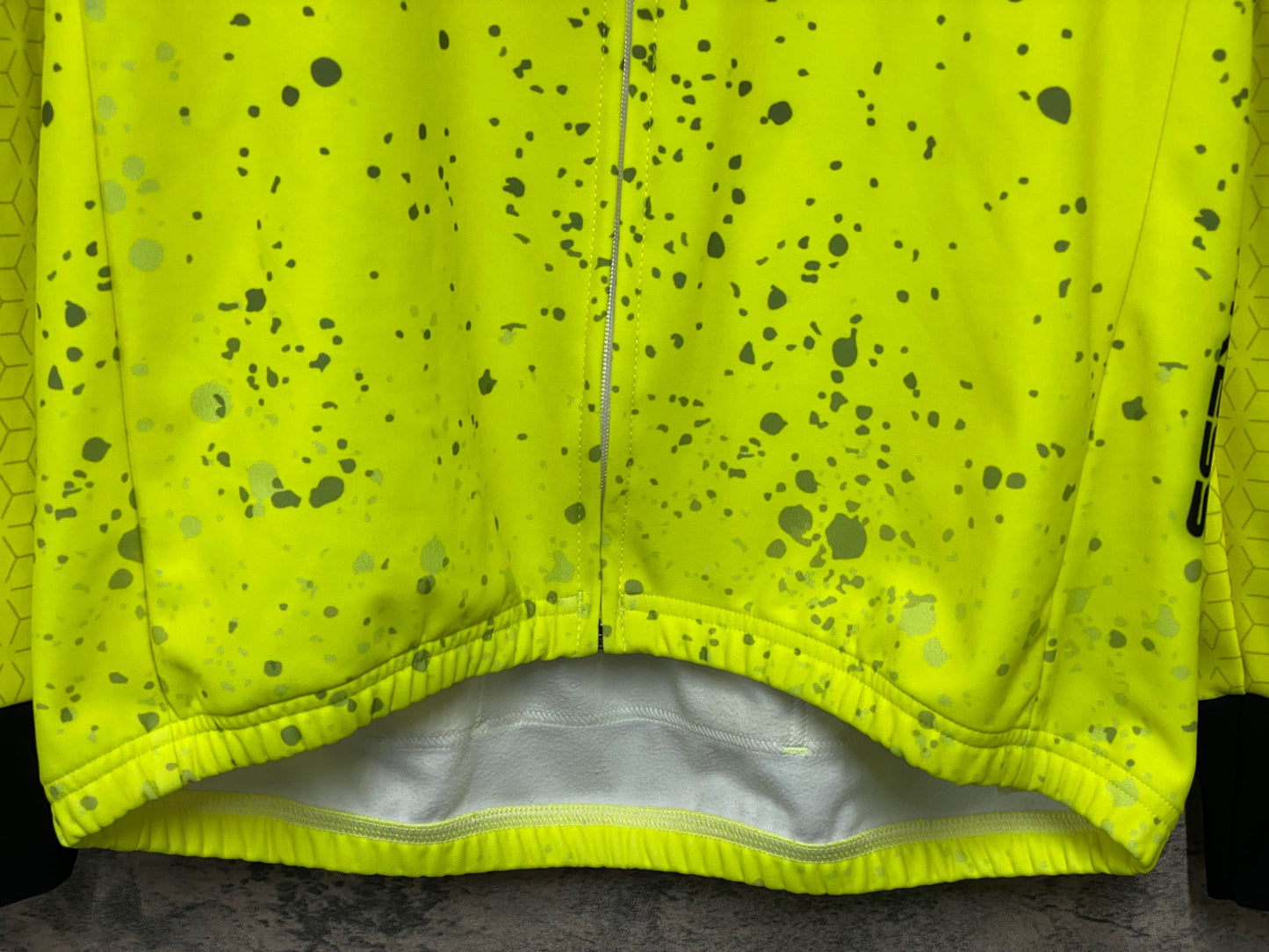 JC676 ビオレーサー BiORACER 長袖 サイクルジャージ 黄 3/M 裏起毛 RX BIKE