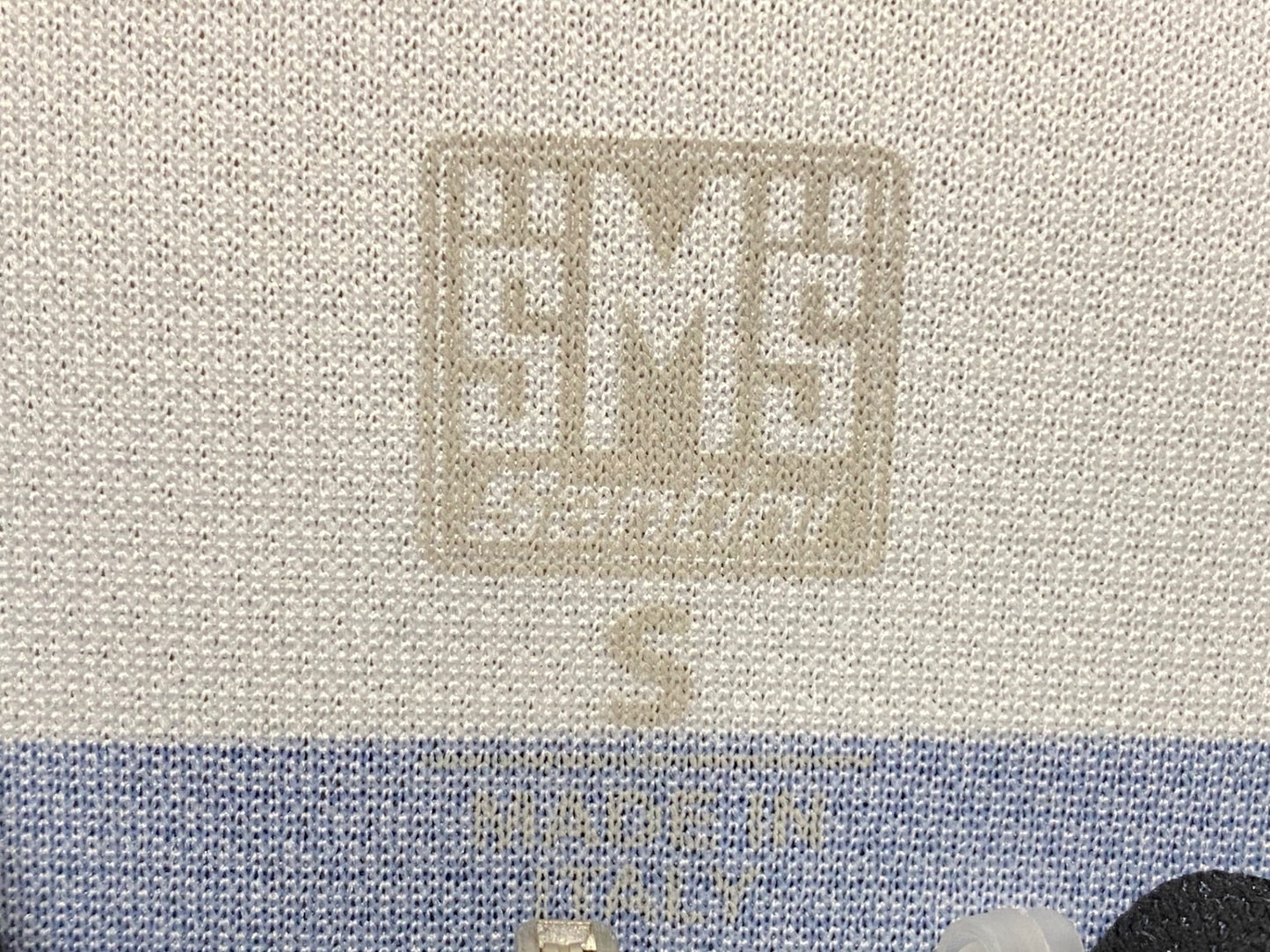 IW567 サンティーニ Santini デローザ DE ROSA 半袖 サイクルジャージ 白黒 S ※擦れ有