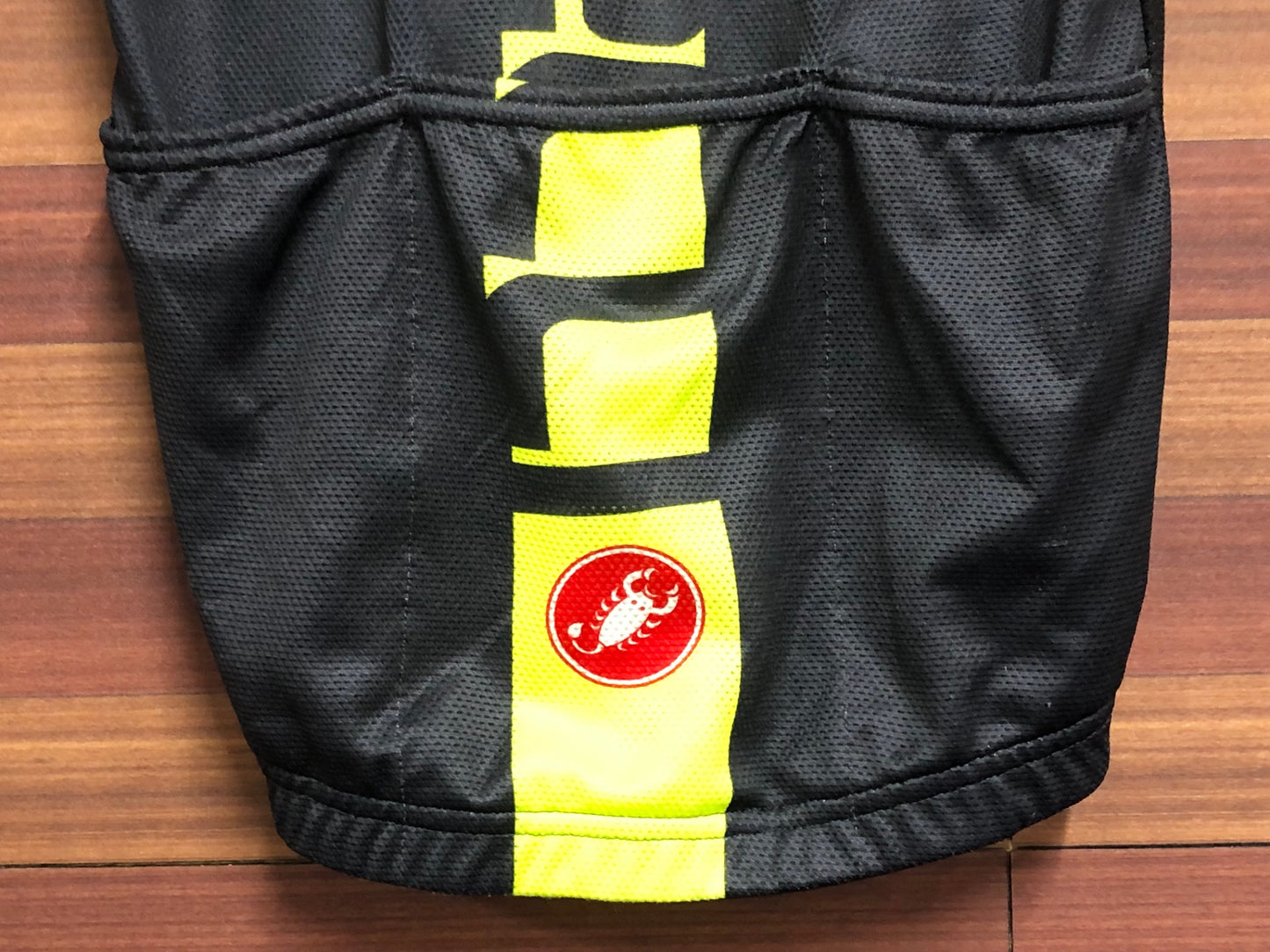 HY761 カステリ CASTELLI 半袖 サイクルジャージ 黒 S