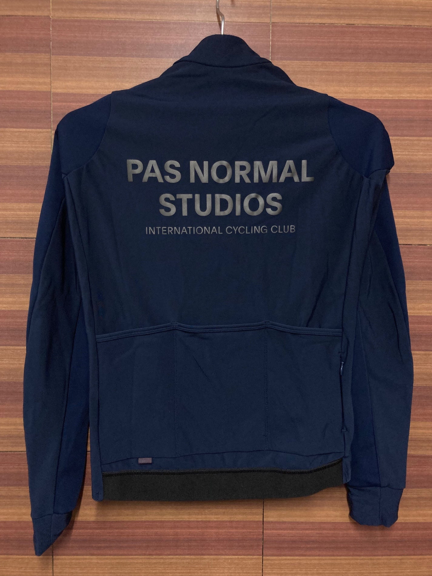 HS768 パスノーマルスタジオ Pas Normal Studios CONTROL HEAVY JERSEY/Navy XS ※襟元毛玉