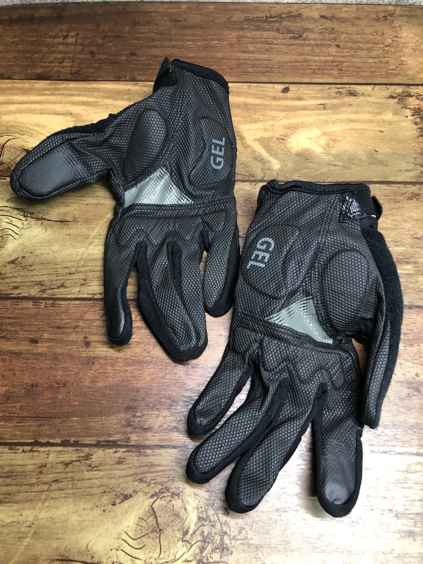 IS867 シマノ SHIMANO 長指 サイクルグローブ 黒 L