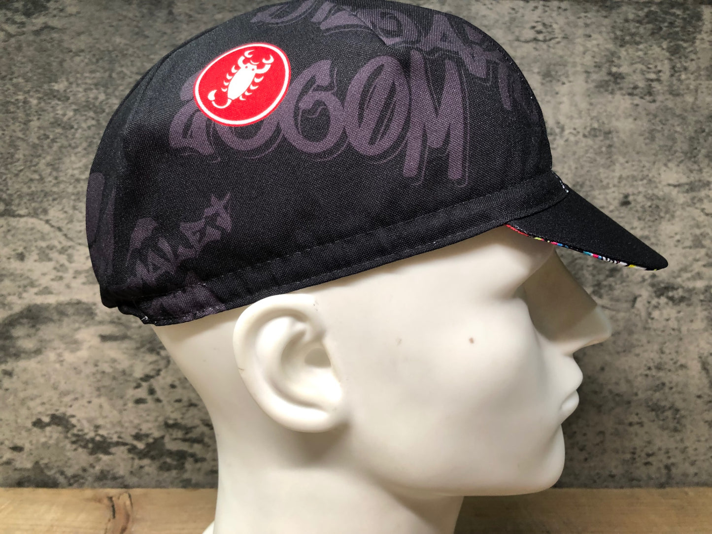 IP927 カステリ CASTELLI サイクルキャップ 黒 フリーサイズ