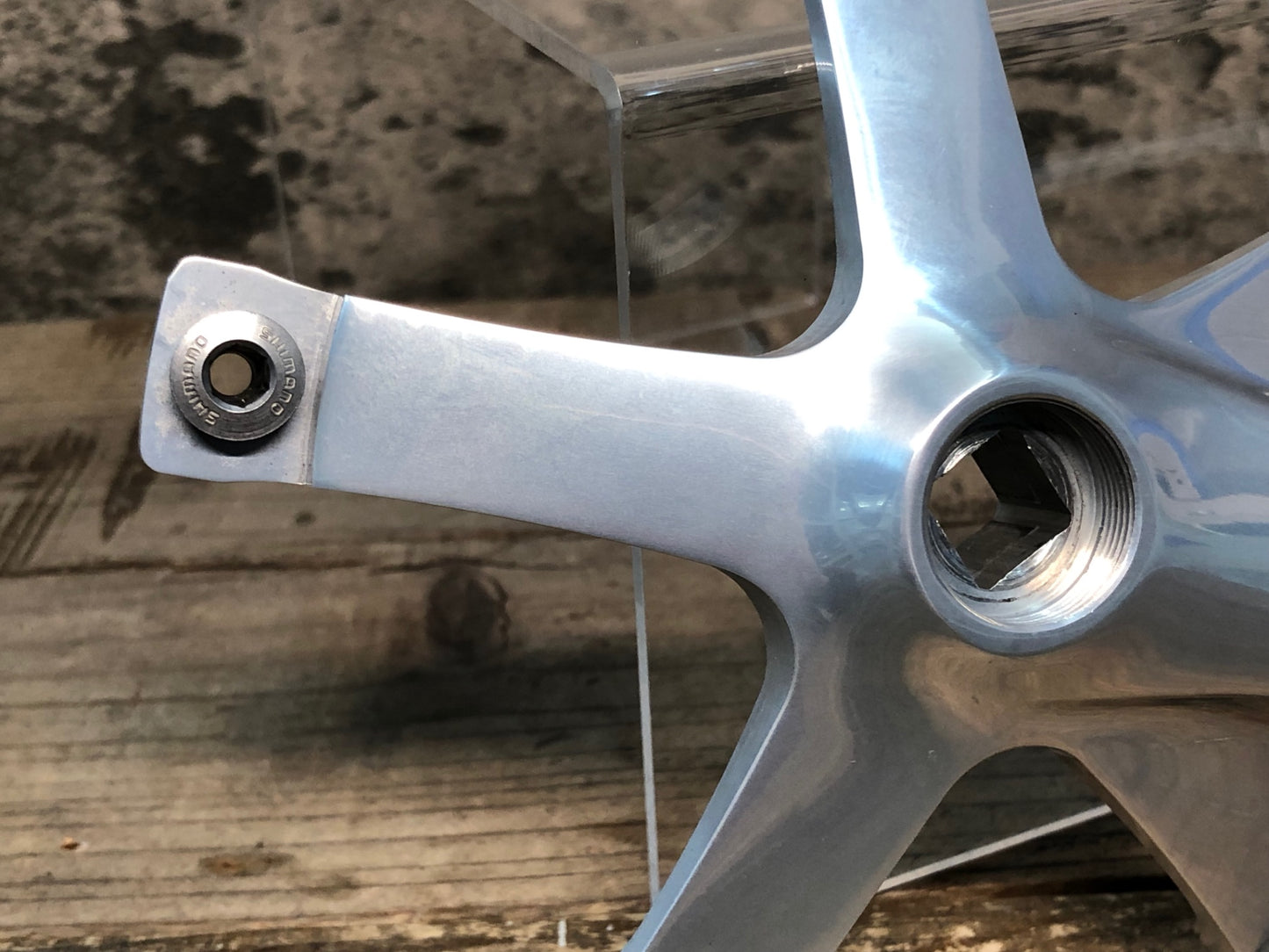 IX010 シマノ SHIMANO デュラエース DURA-ACE FC-7600 クランクアームセット 165mmPCD144 NJS ピスト トラック用