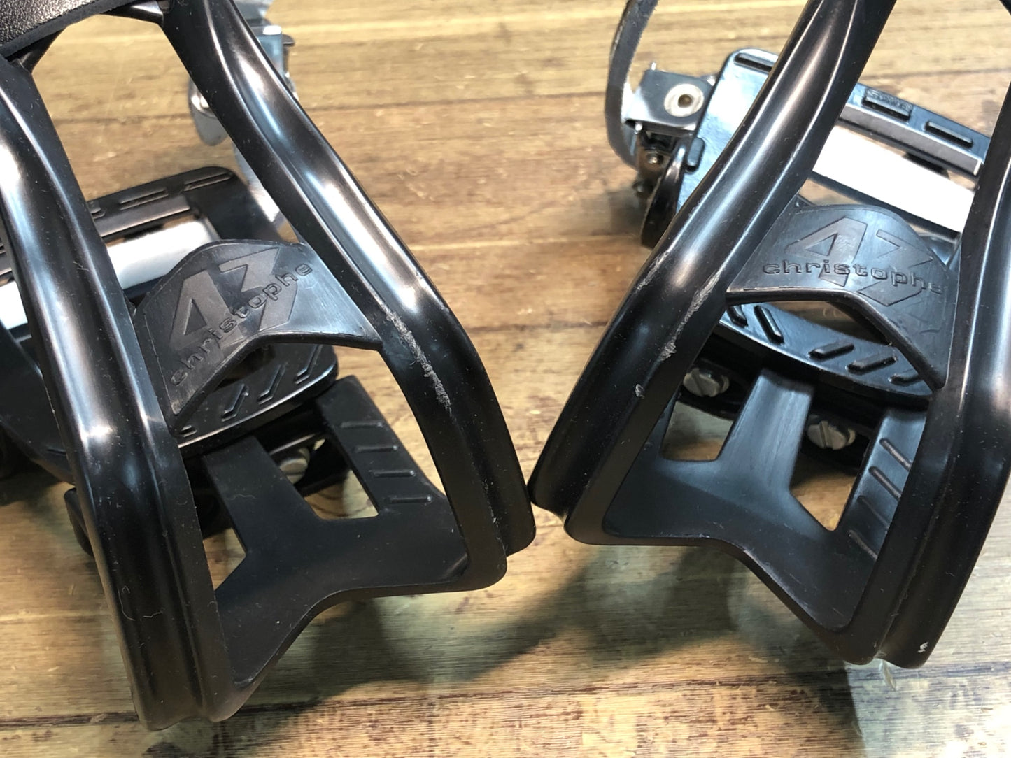 IN675 三ヶ島 MKS GR-9 Platform ペダル トゥクリップ ストラップ 付属 黒