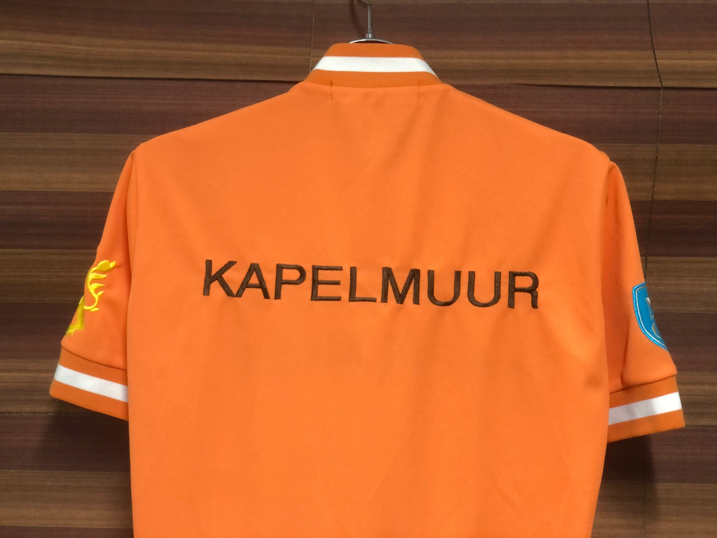 IK567 カペルミュール KAPELMUUR 半袖サイクルジャージ ハーフジップ オレンジ XSサイズ