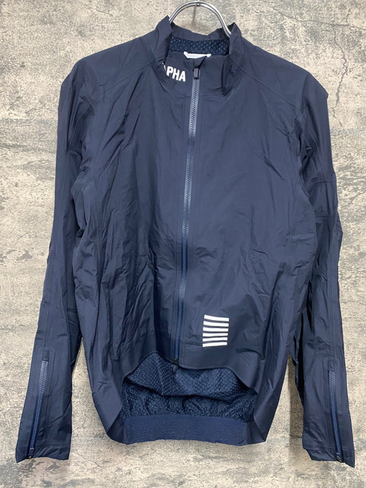 IY113 ラファ Rapha 防風 防水 サイクルジャケット M ダークブルー タグカット