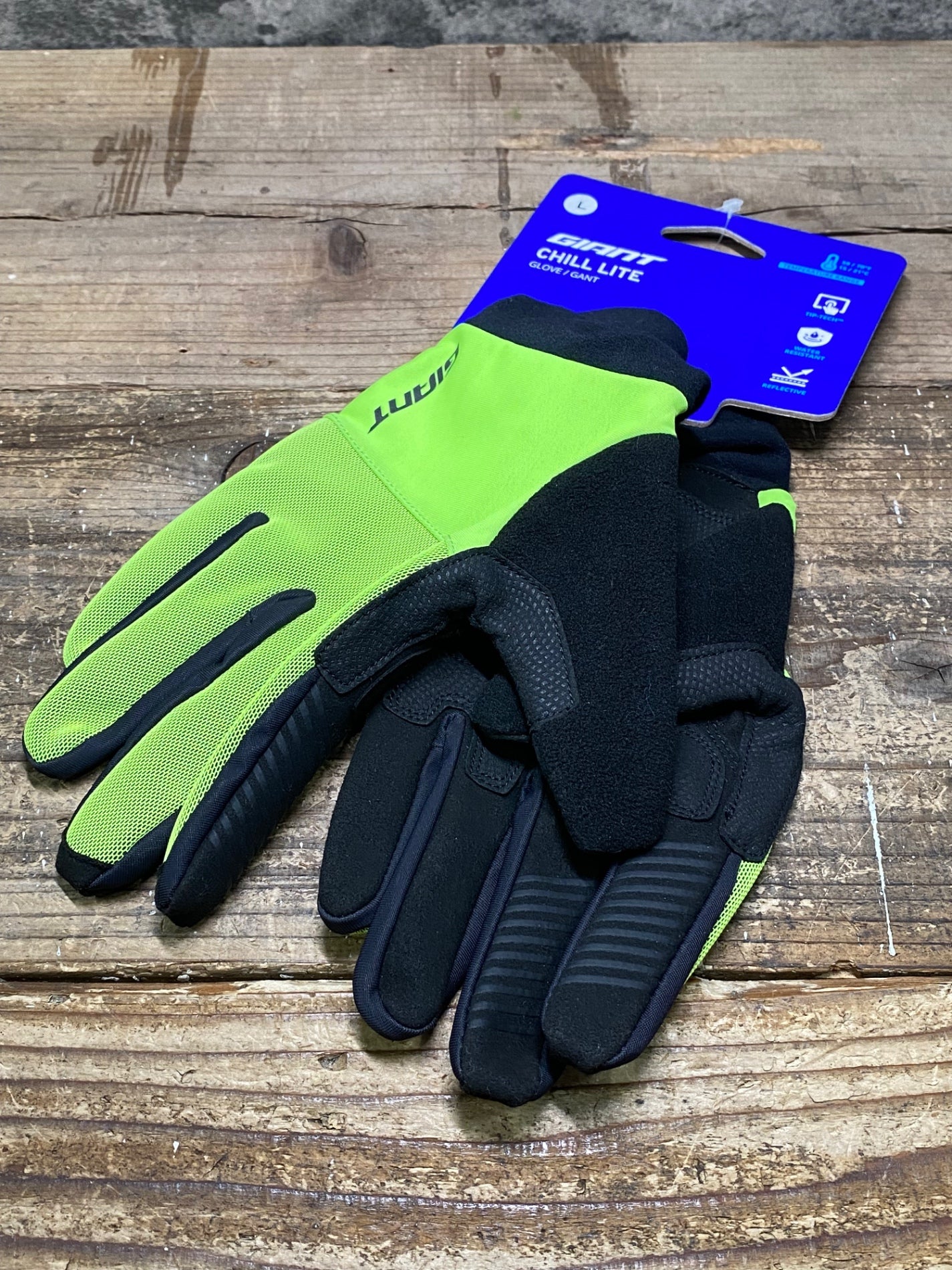 IV963 ジャイアント GIANT CHILL LITE グローブ 黄 L