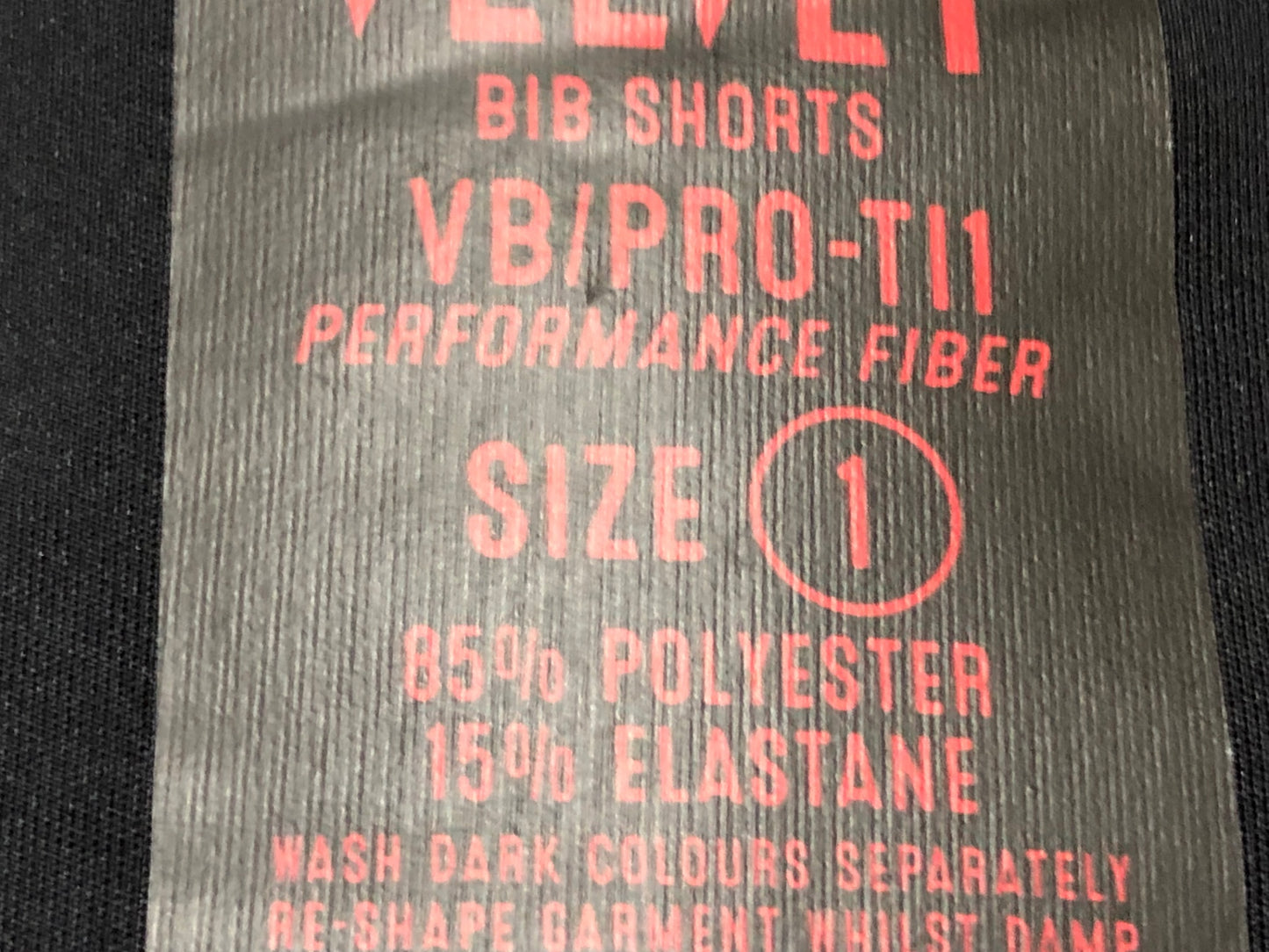IO536 ヴェロビチ velobici VELVET BIB SHORTS ビブショーツ 黒 1