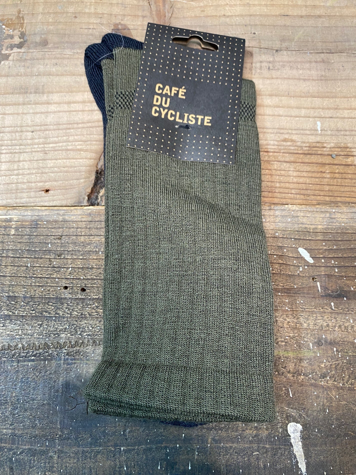 IO575 カフェドシクリステ CAFE DU CYCLISTE PRIMALOFT SOCKS ソックス 黒 M