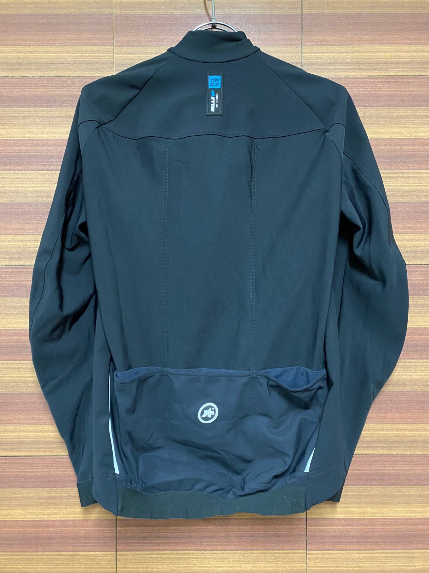 ID738 アソス assos ミレ MILLE GT WINTER JACKET 長袖 サイクルジャケット 黒 M 裏起毛