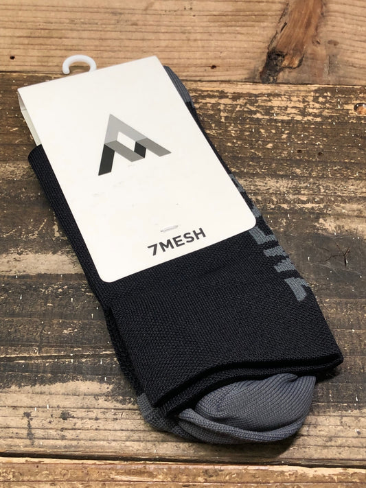 IT828 セブンメッシュ 7MESH Word Sock 6 Unisex サイクルソックス 黒 M