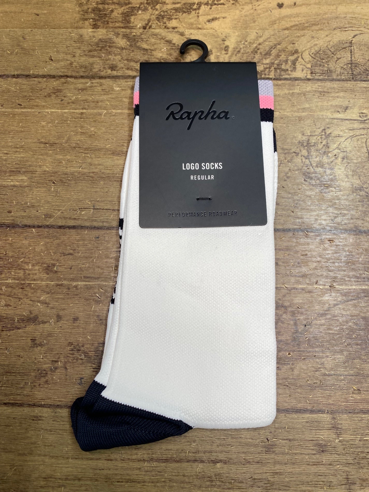 JB115 ラファ Rapha LOGO SOCKS サイクルソックス 白 L