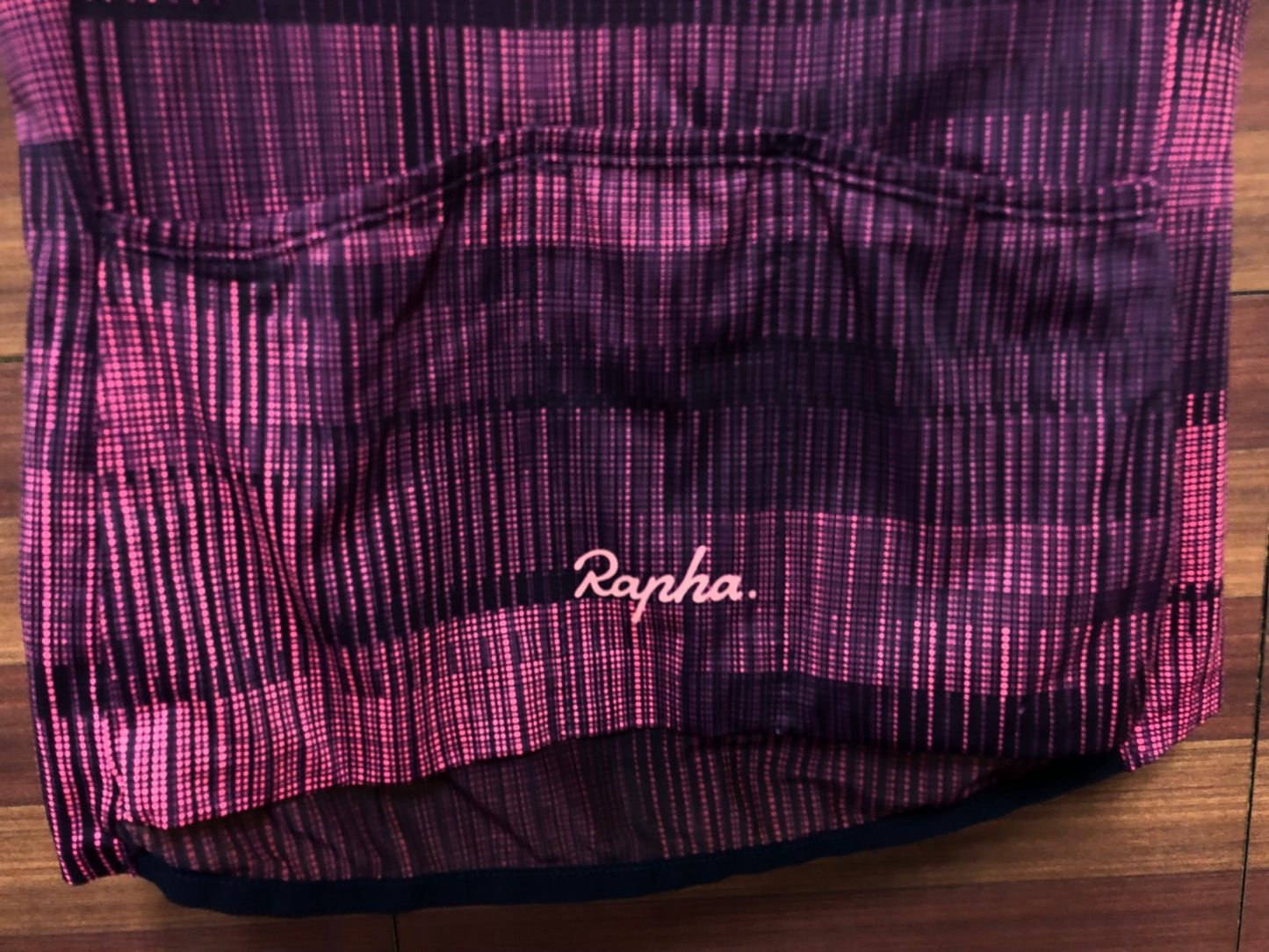 IO943 ラファ Rapha WOMEN'S FLYWEIGHT JERSEY PRINTS 半袖 サイクルジャージ ピンク XXS レディース