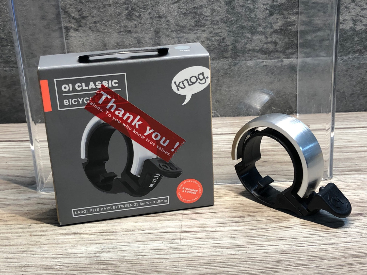 IP148 ノグ Knog Oi ベル シルバー Φ31.8