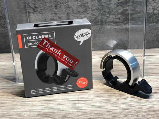 IP148 ノグ Knog Oi ベル シルバー Φ31.8
