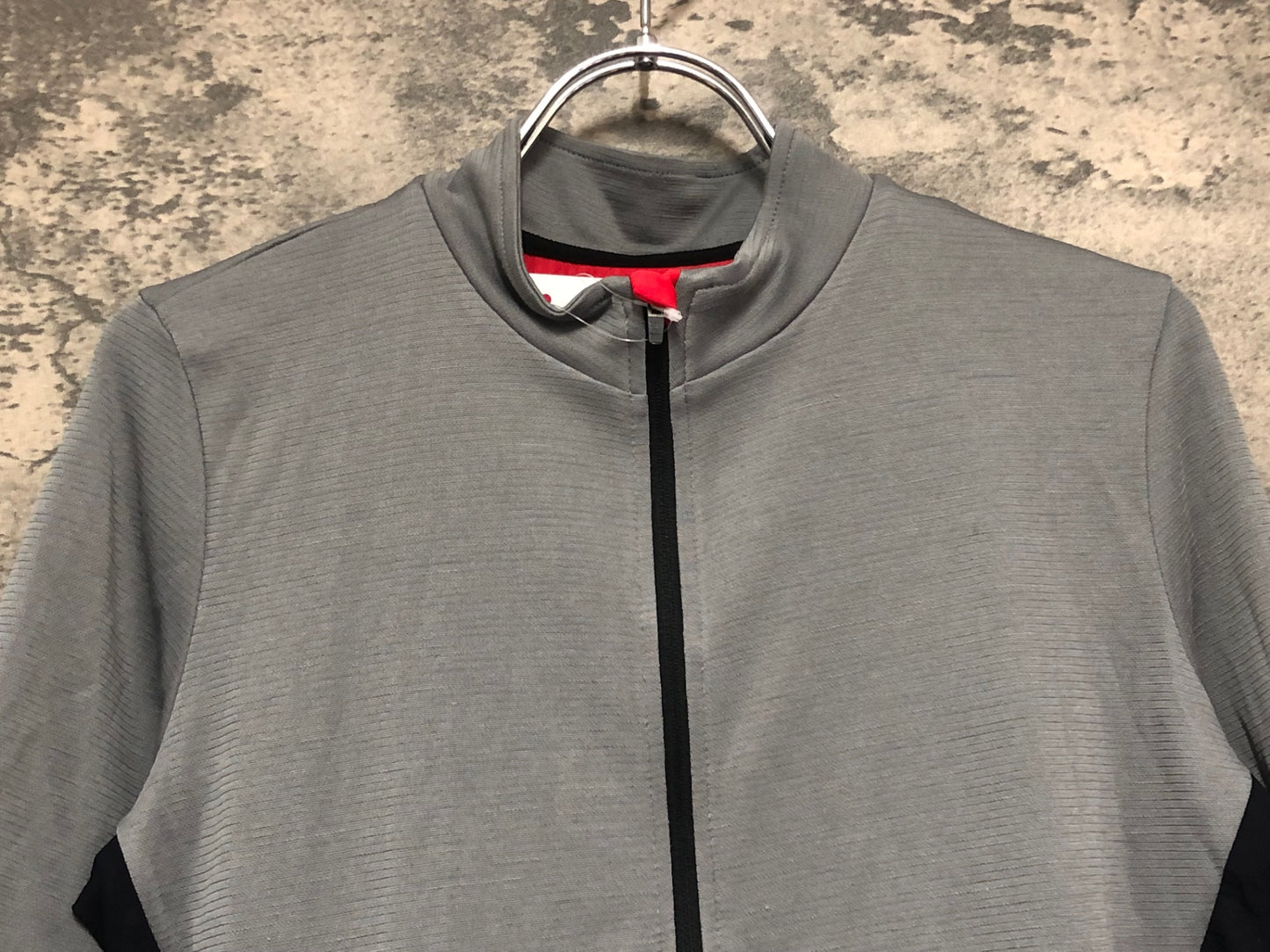 IX103 カフェドシクリステ Cafe du Cycliste EGLANTINE 半袖 サイクルジャージ グレー 黒 S