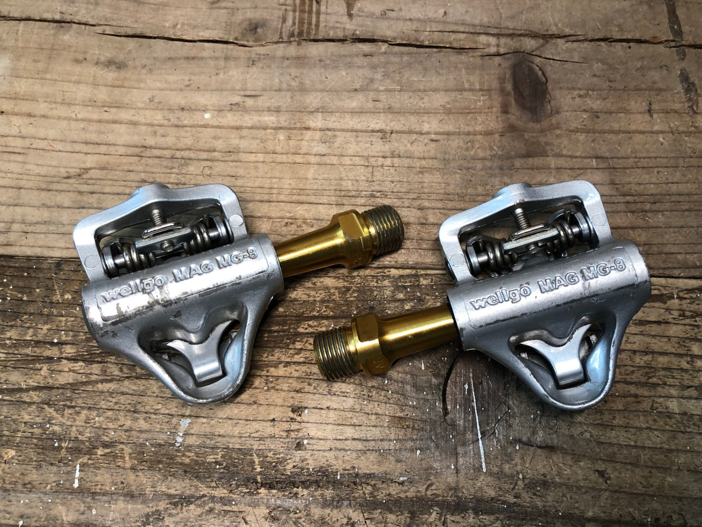 IR809 ウェルゴ Wellgo MAG MG-3 SPD マグネシウム ビンディングペダル チタンシャフト SPD ※回転ゴリ付き