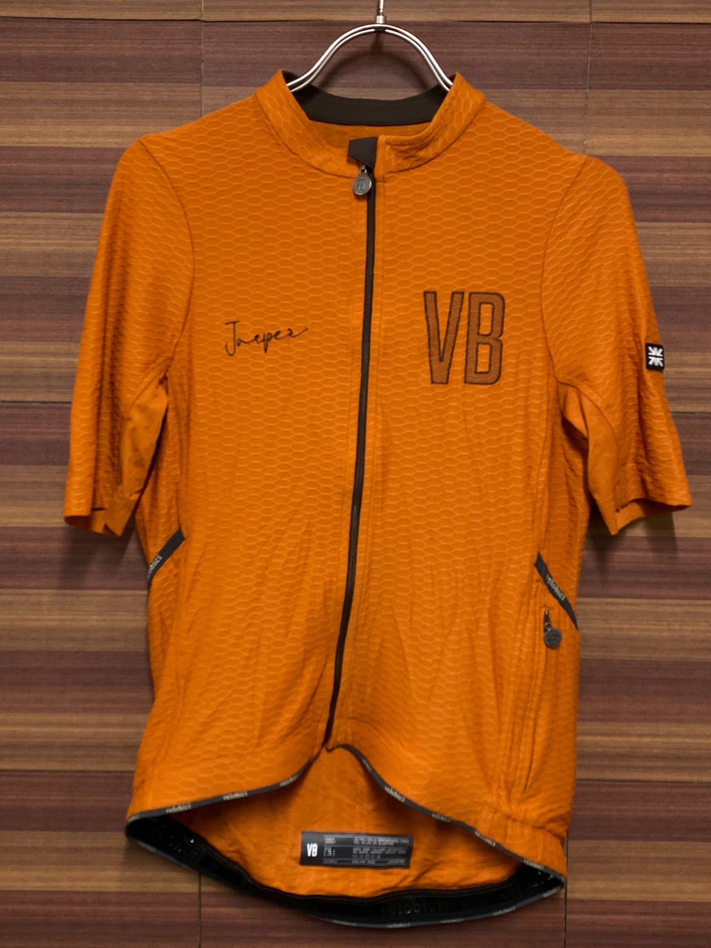 IO523 ヴェロビチ velobici Jasper JERSEY 半袖 サイクルジャージ オレンジ 5