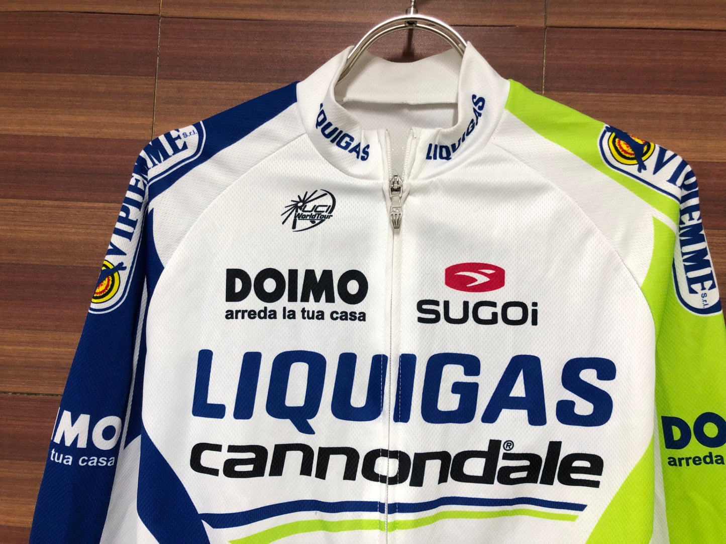 IN747 スゴイ SUGOI 長袖 サイクルジャージ 白 M Cannondale