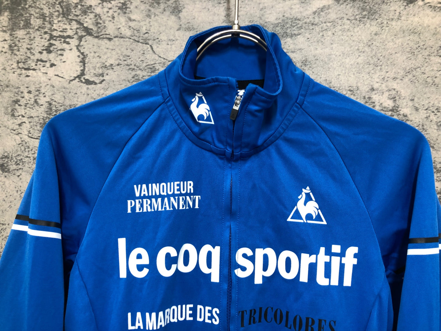 IY177 ルコックスポルティフ le coq sportif 長袖 サイクルジャージ 青 SS