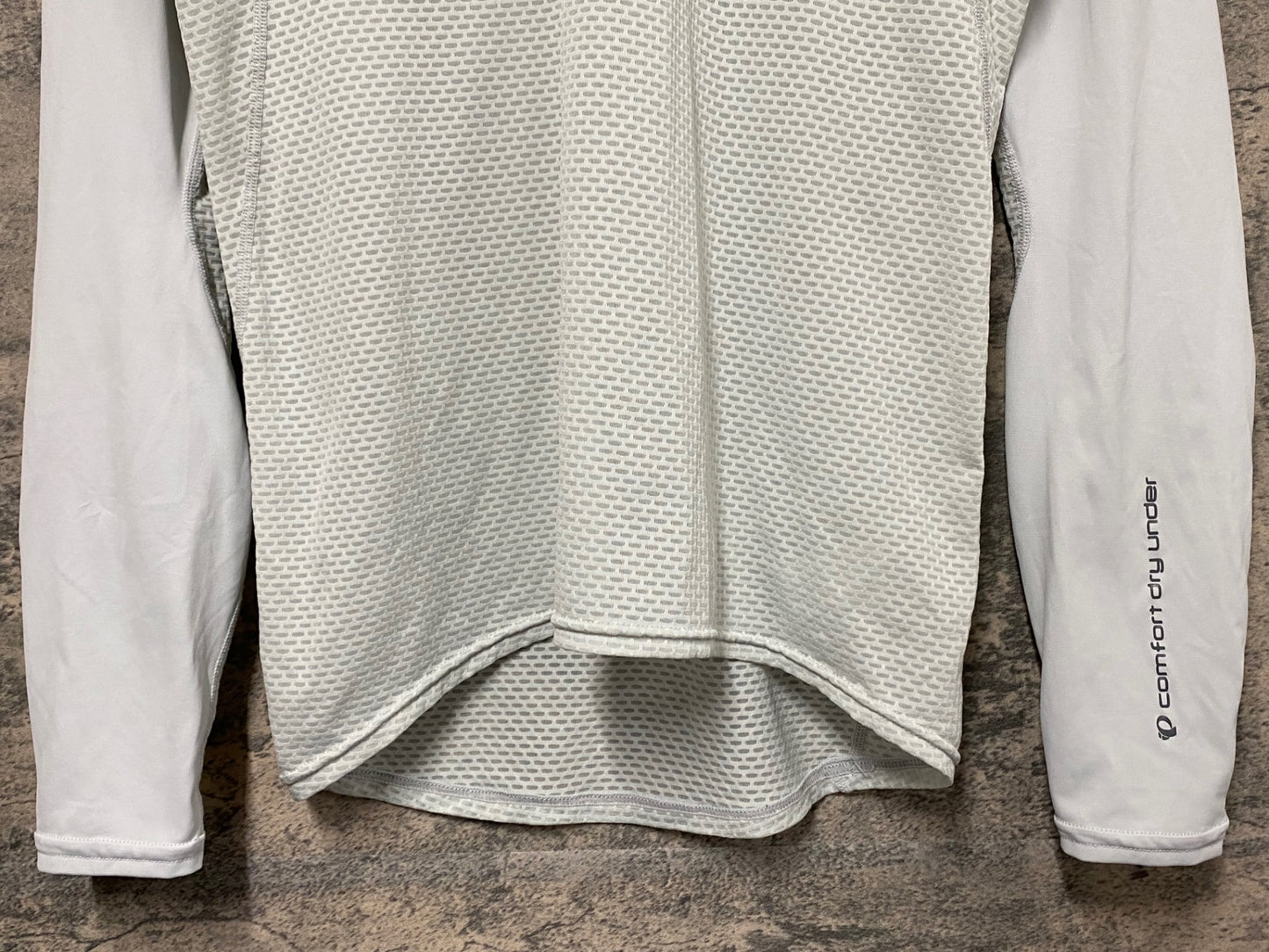 IZ064 パールイズミ PEARL iZUMi 長袖 メッシュ ベースレイヤー 白 L comfort dry under
