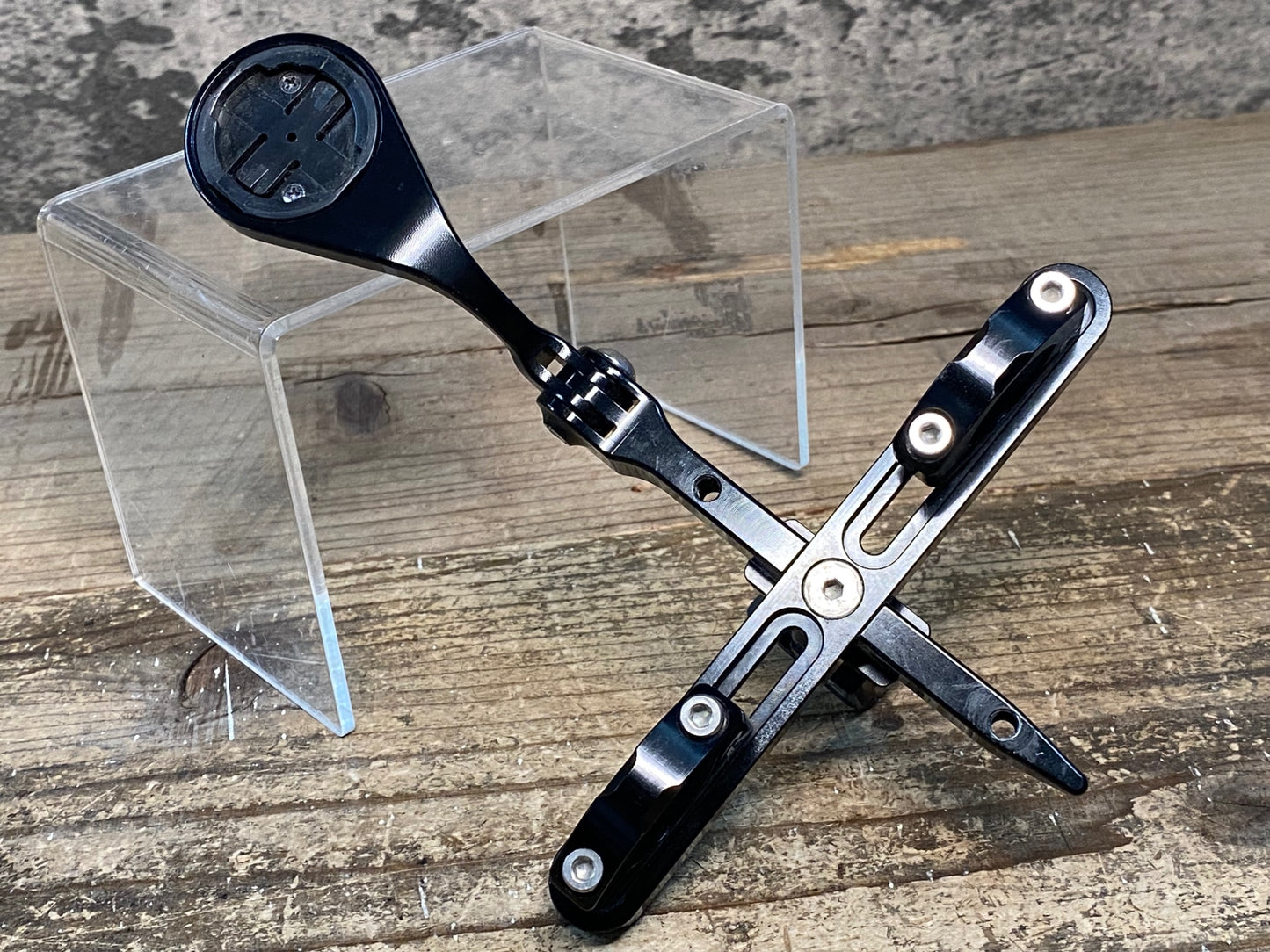 IX075 レックマウント TTバー用 キャットアイ下部マウント ガーミンサイコンマウント Φ22.2