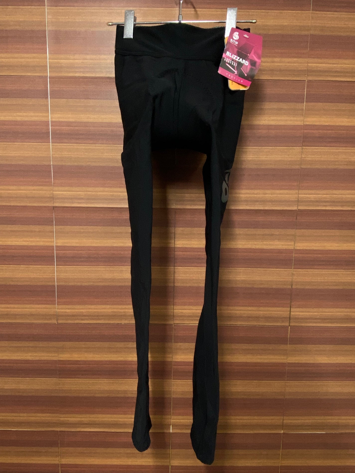 IR068 OZIO レーサータイツ 黒 レディース S 裏起毛 未使用