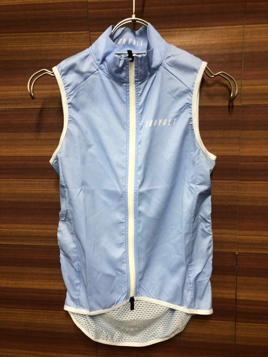 IQ827 サンボルト SUNVOLT サイクルベスト ジレ 水色 XS