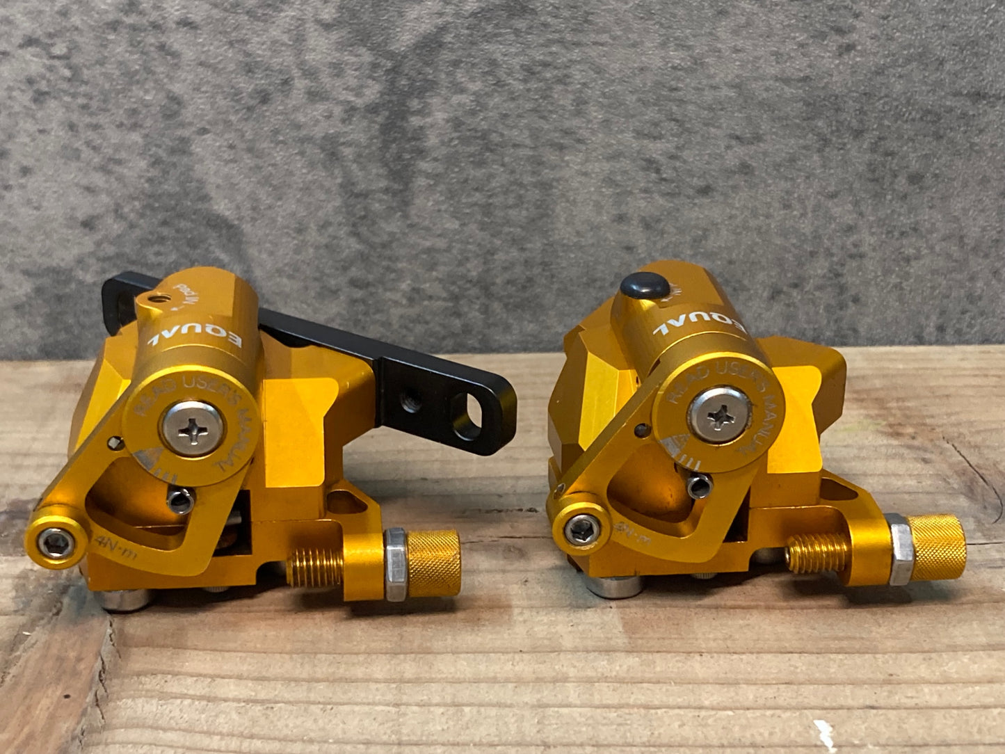 IN630 グロータック GROWTAC イコール EQUAL 機械式ディスクブレーキキャリパーセット オレンジ フラットマウント