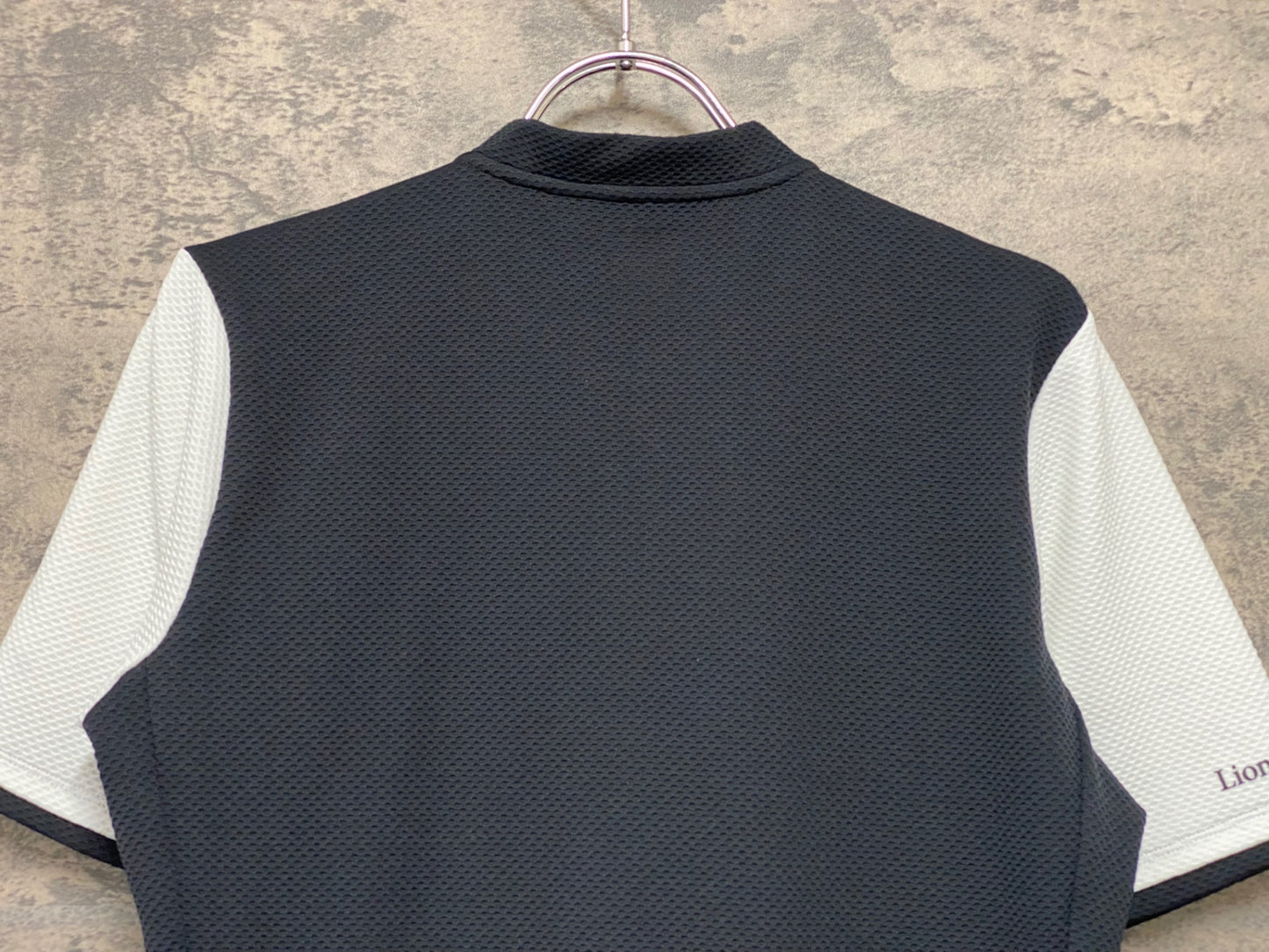 JB702 リオンドカペルミュール Lion de KAPELMUUR 半袖 サイクルジャージ 黒 白 M