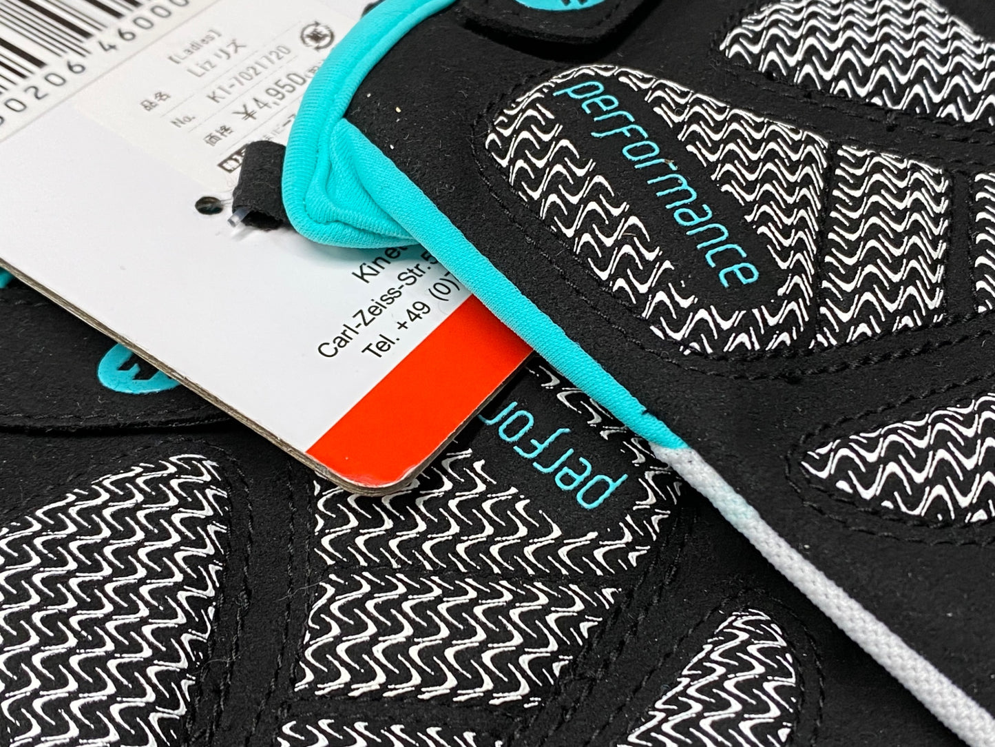 IL810 KINETIX 指切りグローブ 白黒 S レディース