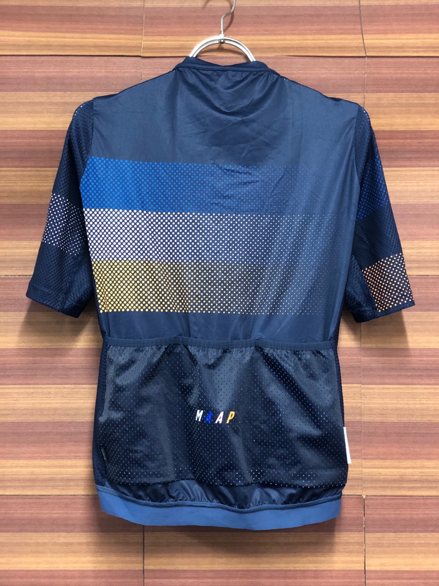 IO163 マープ MAAP 半袖 サイクルジャージ 紺 S