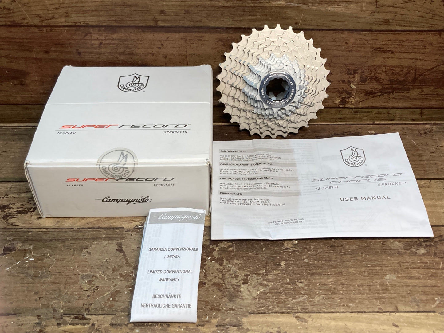 II723 カンパニョーロ CAMPAGNOLO スーパーレコード SUPERRECORD スプロケット 12S 11-29T