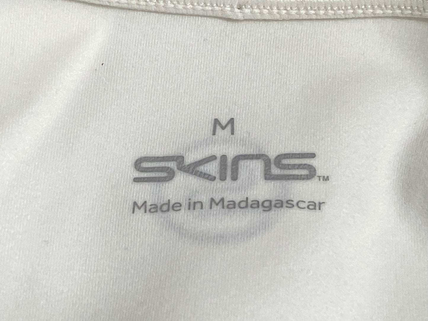 IW944 スキンズ SKINS DNAmic Force 長袖 ベースレイヤー M ホワイト 裏起毛